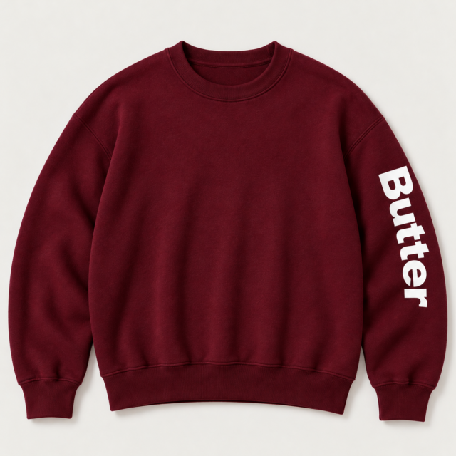 Butter Plush Classic Oversized Crew